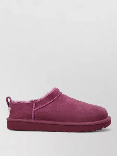 Ugg Micro Suede Short Boot Slippers Round Toe In Multi