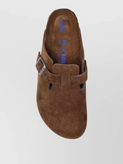 Birkenstock Suede Cork Platform Sandals Double Strap In Multi
