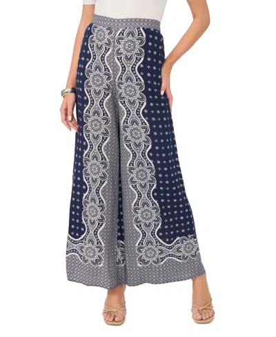 Vince Camuto Wide Leg Pull On Pants In Brown