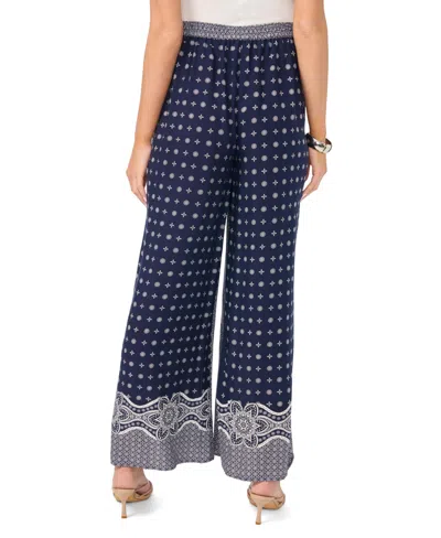 Vince Camuto Wide Leg Pull On Pants In Brown