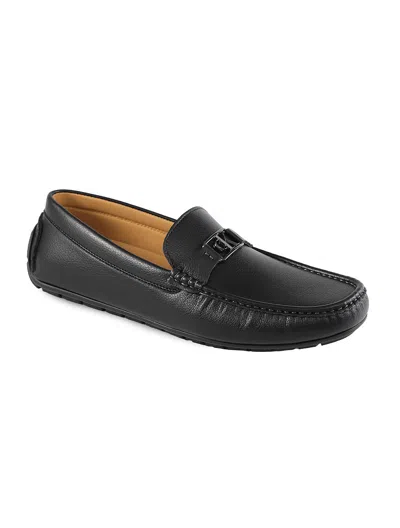 Calvin Klein Felty Moc Toe Driving Loafer In Black