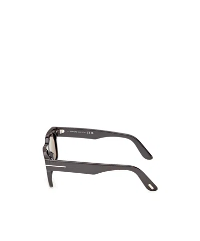 Tom Ford Eyewear Square Frame Sunglasses In Gray