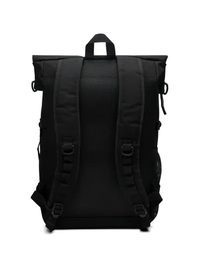 Carhartt Philis Logo-patch Backpack In Black