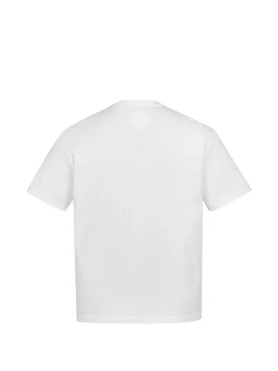 Mcm Monogram-patch T-shirt In White