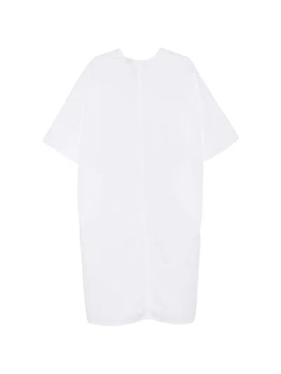 Filippa K V-neck Short-sleeve Mini Dress In White
