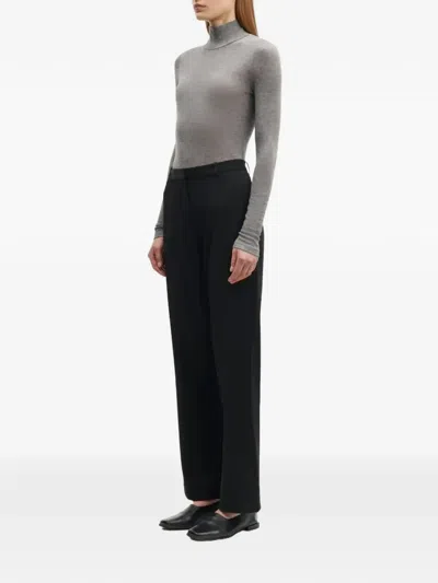 Samsoe & Samsoe Sadou Long-sleeve T-shirt In Gray