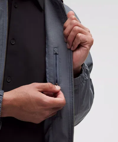 Lululemon Cotton-blend Collared Jacket
