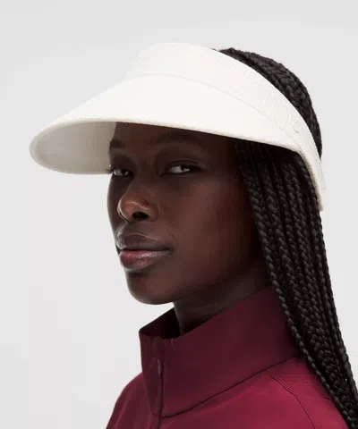 Lululemon Removable Sweatband Visor In White