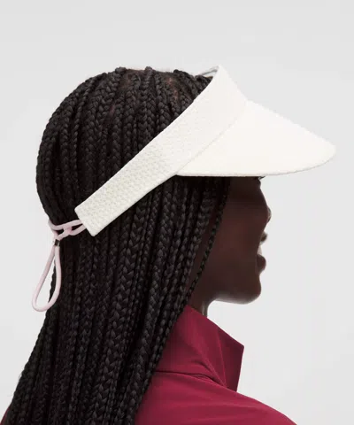 Lululemon Removable Sweatband Visor In White