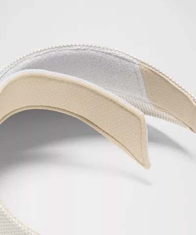 Lululemon Two-tone Canvas Visor In Neutral
