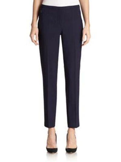 Shop Elie Tahari Women's Jillian Slim Pants In Navy