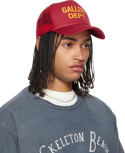 Gallery Dept. Mesh Panel Cap In Red