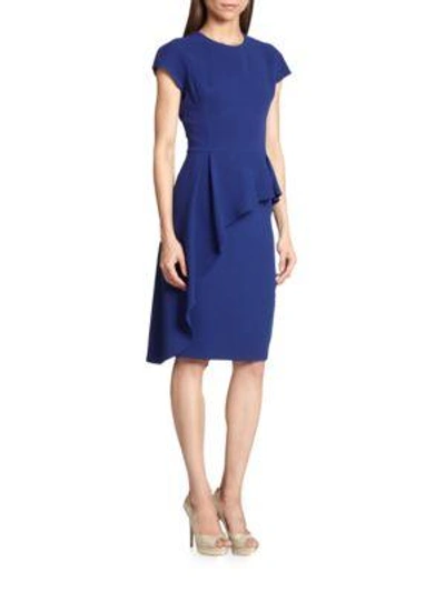 Teri jon asymmetrical peplum hot sale dress