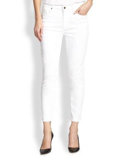 Shop Jen7 Ankle Skinny Jeans In White