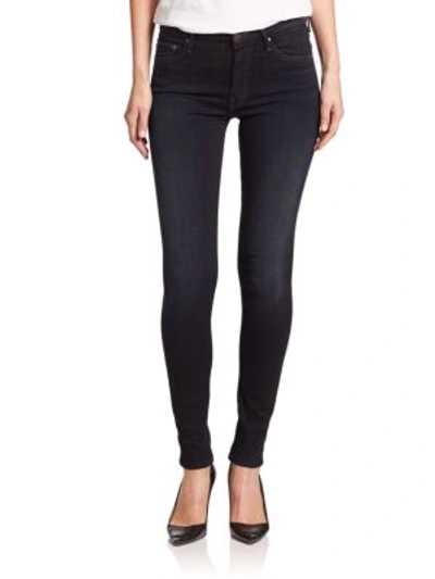 Mother The Looker High-rise Skinny Jeans In Coffee, Te