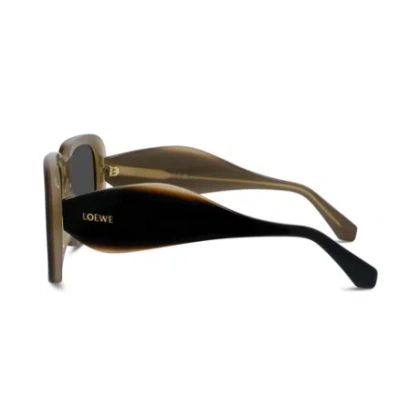 Loewe Square Frame Sunglasses In Black