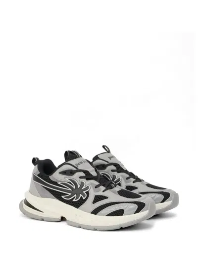 Palm Angels Painted Runner Sneakers In Multi
