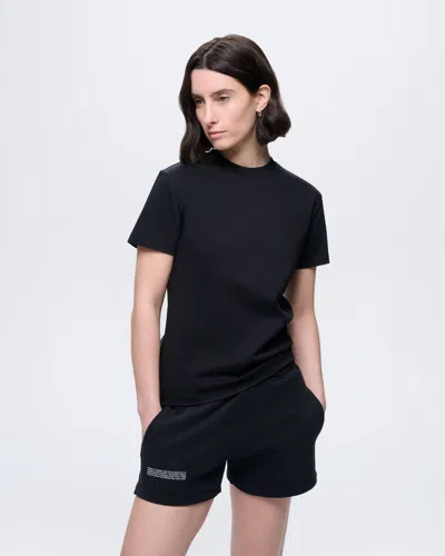 Pangaia Womens Interlock T-shirt—black