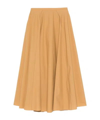 Forte Forte Patchwork Midi Skirt In Multi