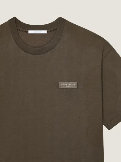 Givenchy Paris Gros Grain Cotton T-shirt In Multi