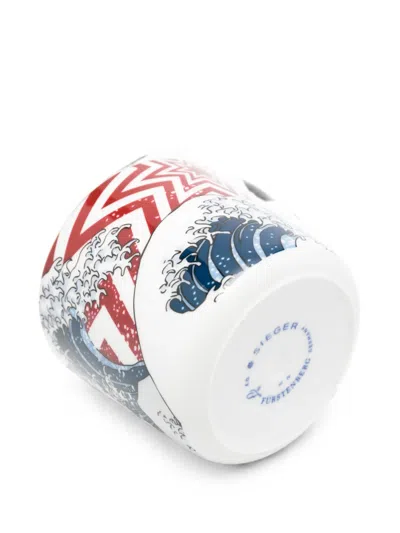 Sieger By Furstenberg Printed Cup In Blue