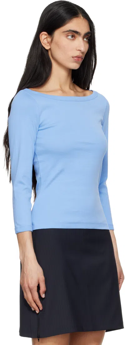 Flore Flore Blue Steffi T-shirt In Blue