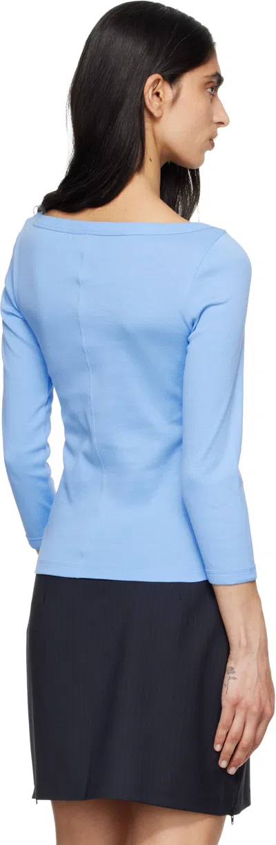 Flore Flore Blue Steffi T-shirt In Blue