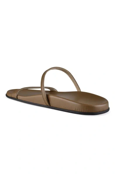 The Row Strap Hugh Leather Sandals In Multi