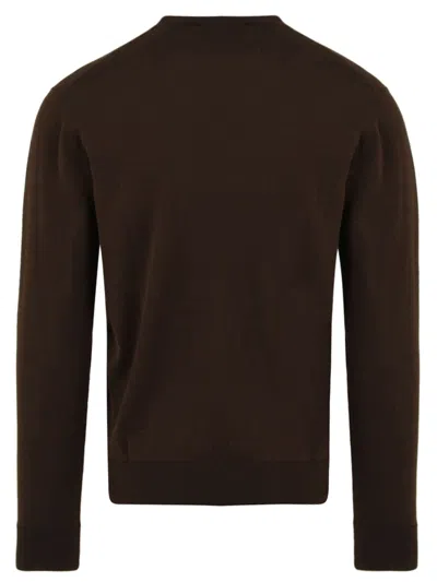 Filippo De Laurentis Sweaters In Brown