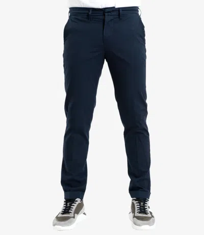 Fay Velvet Trousers In Blue