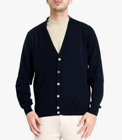 Filippo De Laurentis Sweaters Navy Blue In Blue