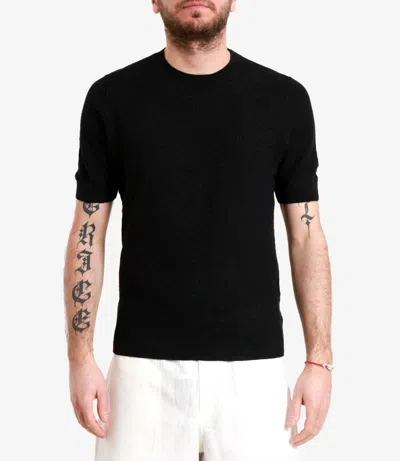 Gran Sasso Sweaters Black In Black
