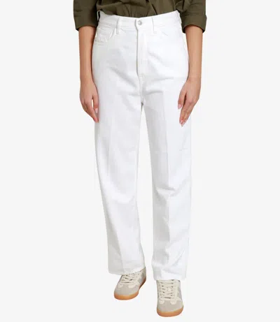 People Jeans White In White