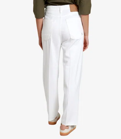People Jeans White In White