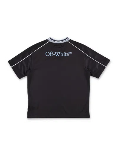 Off-white Mini Graphic T-shirt For Boys In Black