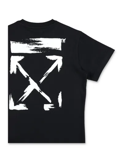Off-white Off White Off White S.matthew Skate Logo Print T Shirt In Black