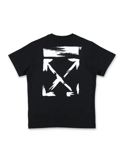 Off-white Off White Off White S.matthew Skate Logo Print T Shirt In Black