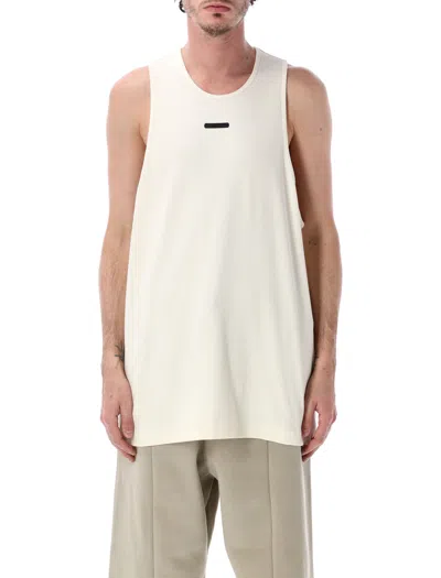 Essentials Fear Of God T Shirts And Polos White In Pink