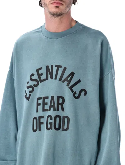 Essentials Fear Of God T Shirts And Polos In Blue