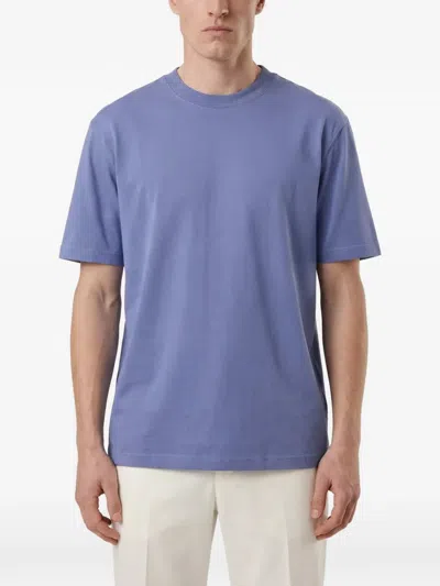 Nn07 Clive Cotton Blend T-shirt In Blue