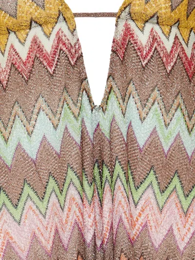 Missoni Zigzag-pattern Maxi Dress In Multi