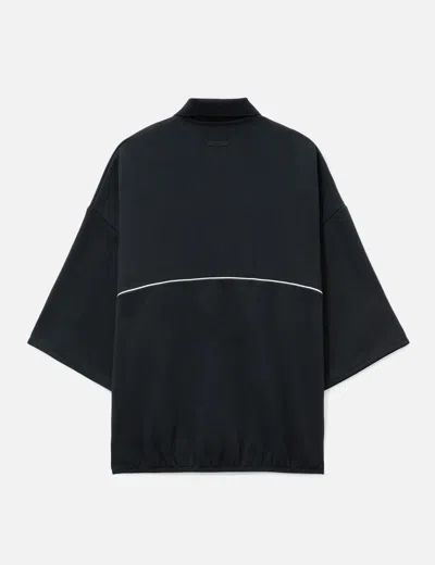 Essentials Piped Polo-style Sweatshirt