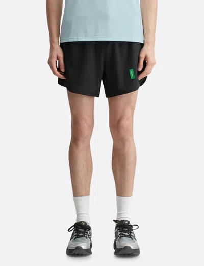 District Vision Layered Trail Shorts In Black