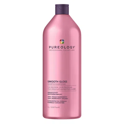 Pureology Smooth Gloss Shampoo | Anti-frizz & Color Protection In Pink