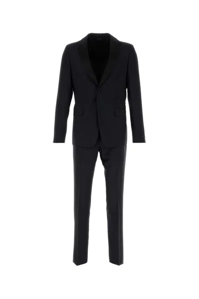 Prada Midnight Blue Wool Blend Suit