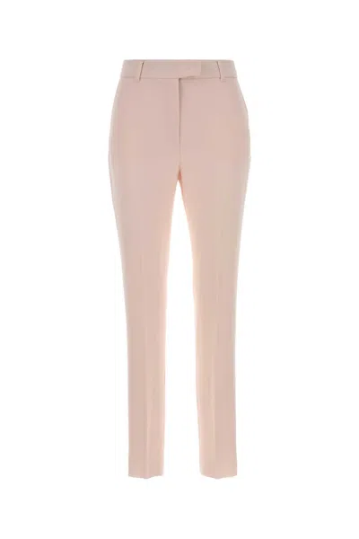 Max Mara Studio Jerta Pleat Detailed Pants In Pink