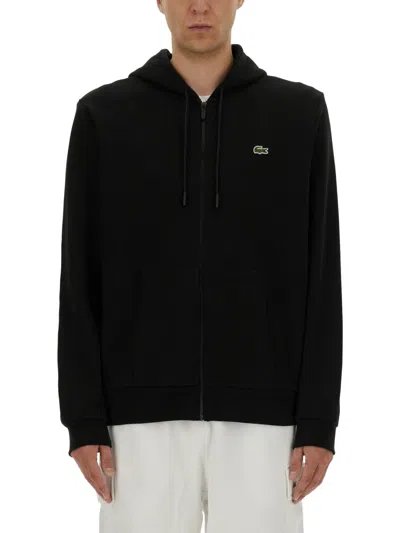Lacoste Cleanly Tailored Neutrals Americane Clothing In Black