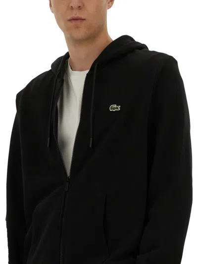 Lacoste Cleanly Tailored Neutrals Americane Clothing In Black