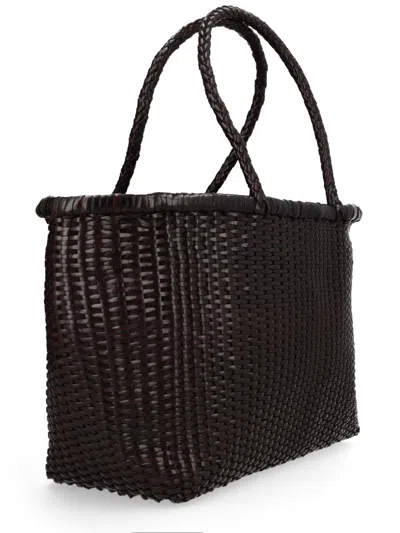 Dragon Diffusion Borsa "b Weave" Large In Blue