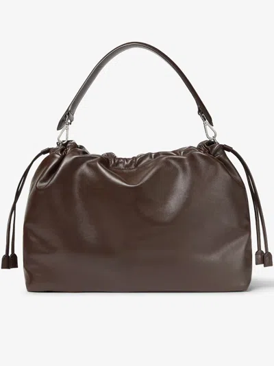 Fendi Structured Shoulder Bag Featuring Adjustable Strap In Brown